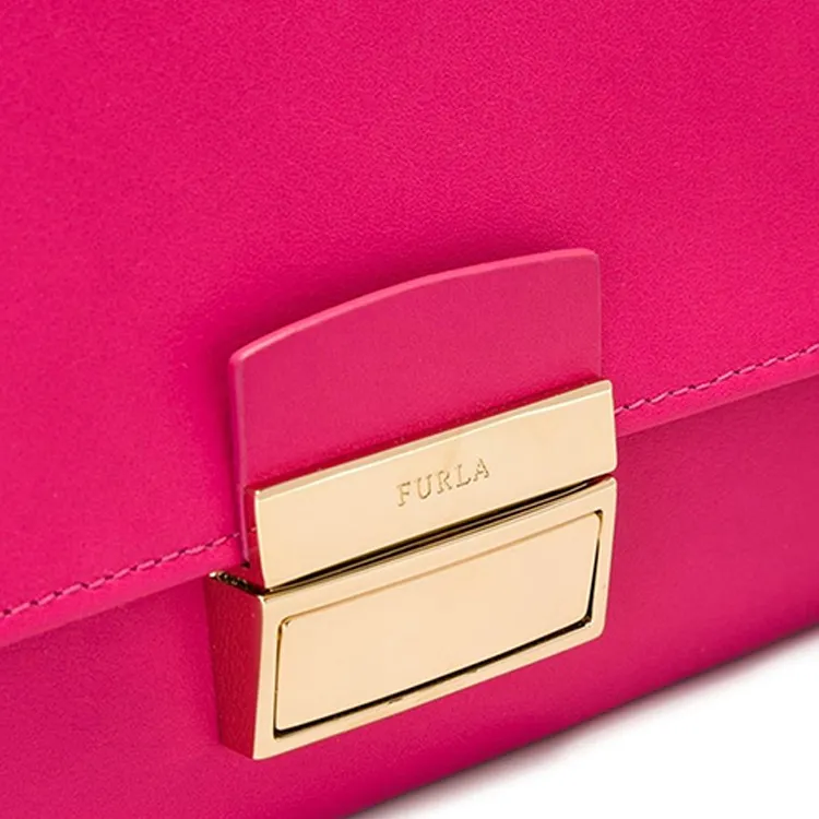 Furla Cow Leather Clutch Regular Women's Pink-2