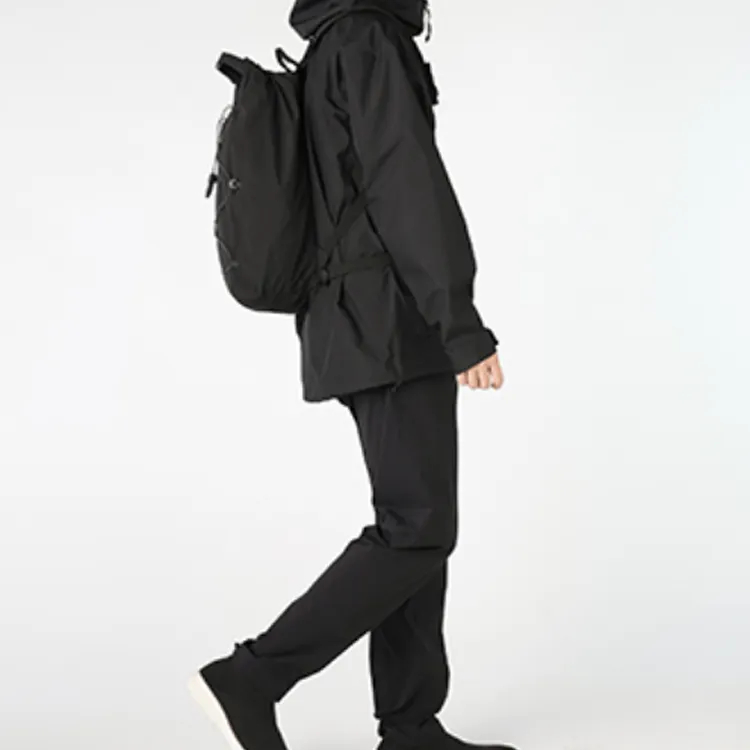 MUJI Polyester Backpack Regular Unisex Black-7