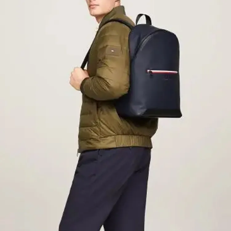 Tommy Hilfiger Polyurethane Backpack Small Size Men's Space Blue-4