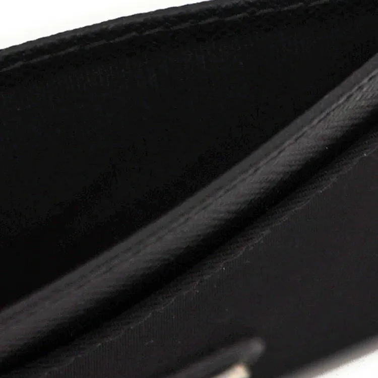 PRADA Nylon Card Holder Women's Black-4
