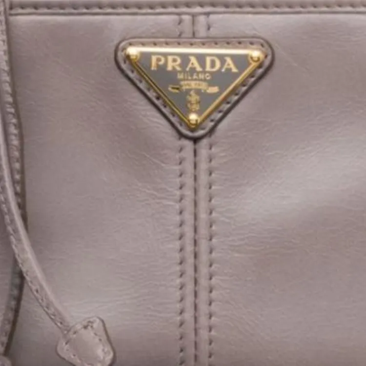 PRADA Little C Wallet Small Size Women's Taupe-4
