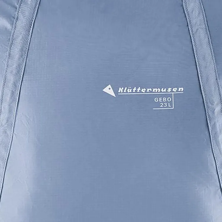 KLATTERMUSEN Recyclable Polyamide Tote Bag Shopping Bag Shoulder Bag Crossbody Bag Handbag Regular Unisex Light Blue-2