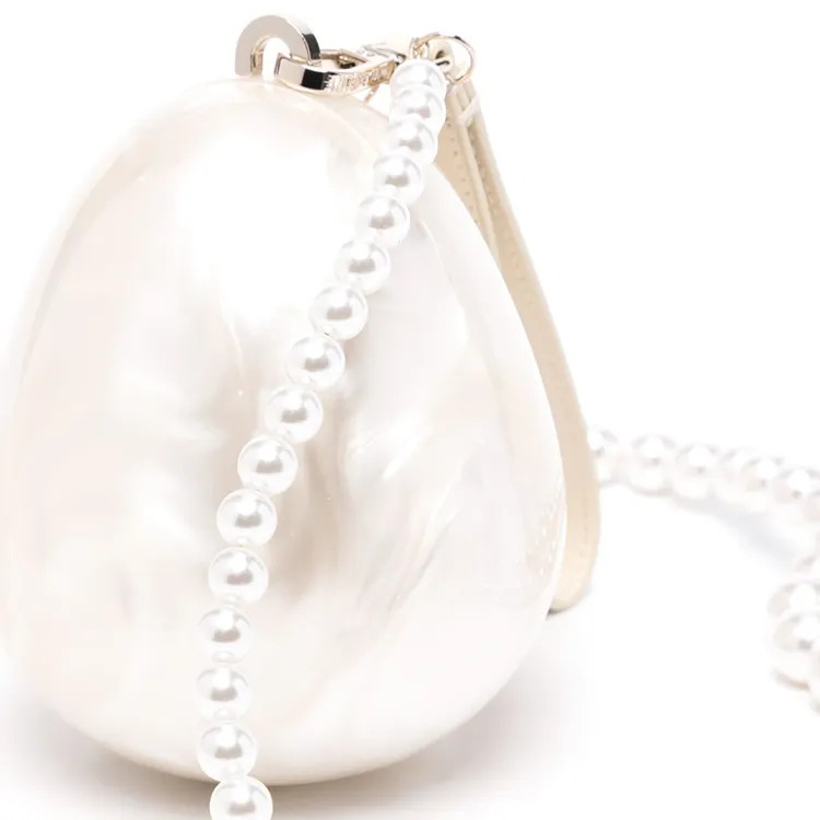 SIMONE ROCHA Micro Egg Perspex Shoulder Bag-3