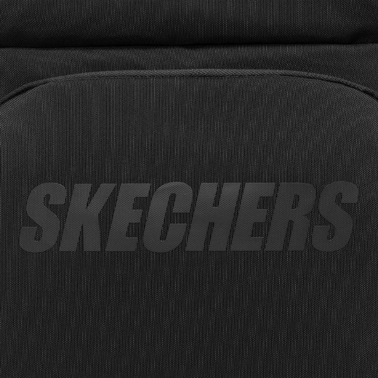 Skechers Fabric Big Eyes Backpack Regular Unisex Carbon Black, Large Eyes Stickers Packaged Individually-3