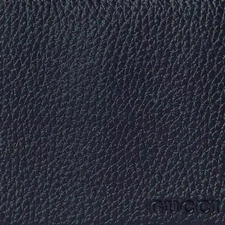GUCCI Leather Wallet Small Size Unisex Dark Blue-4