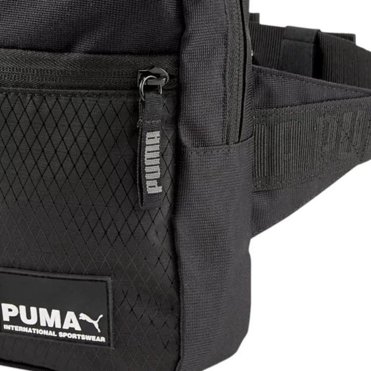 PUMA Fabric Shoulder Bag Crossbody Bag Fanny Pack Regular Unisex Pure Black-3