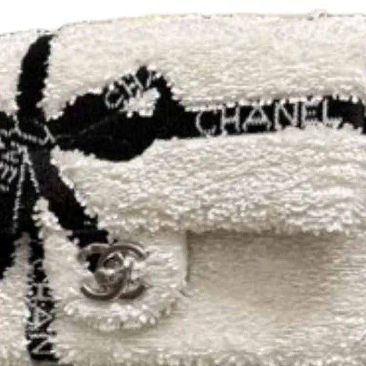 CHANEL Metal Shoulder Bag, Crossbody Bag Women's White-4