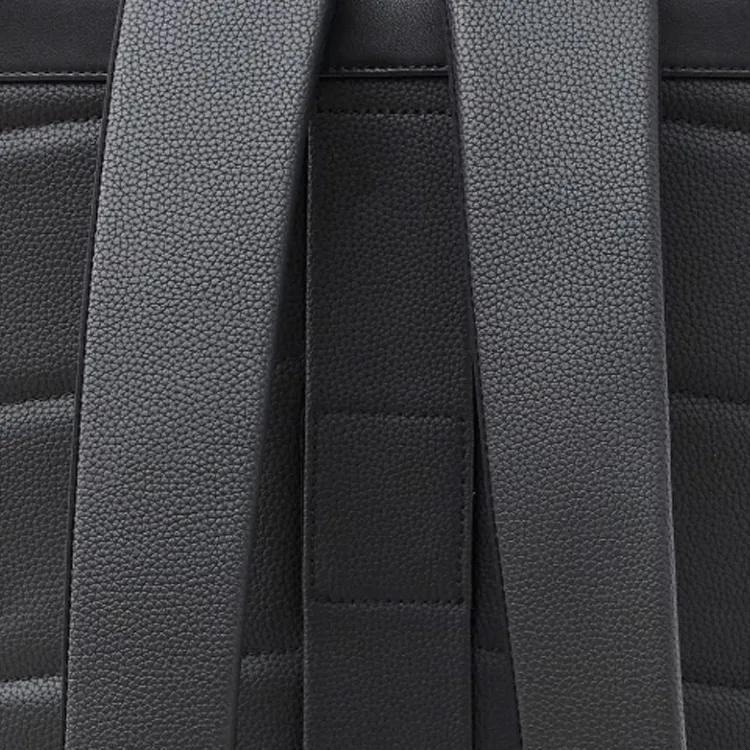 SAMANTHA THAVASA Cow Leather Backpack Regular Unisex Black-3