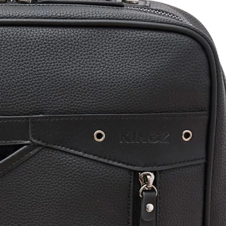 SAMANTHA THAVASA Cow Leather Backpack Regular Unisex Black-4