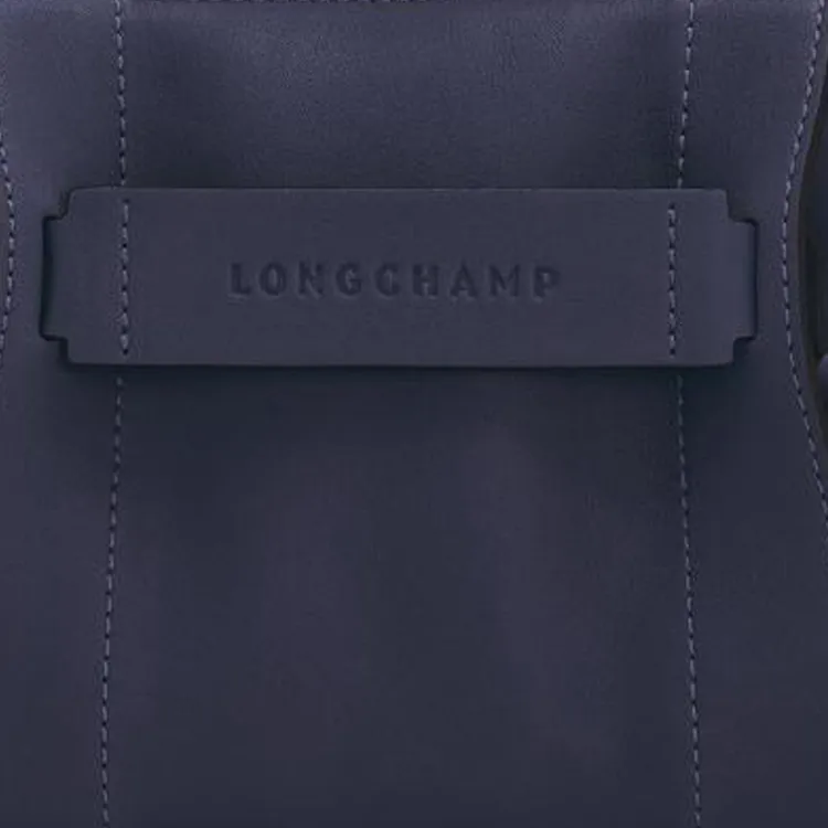 LONGCHAMP Cow Leather Shoulder Bag Crossbody Bag Small Size Women's Overripe Plum Color-1