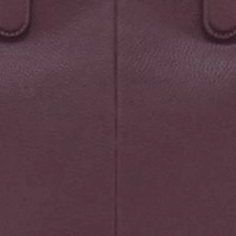 LONGCHAMP Grained Calfskin Shoulder Bag Crossbody Bag Handbag Extra Small Women's Dark Purple-3