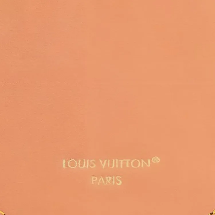 LOUIS VUITTON Leather Bag Accessory Women's Light Blue & Light Green-3