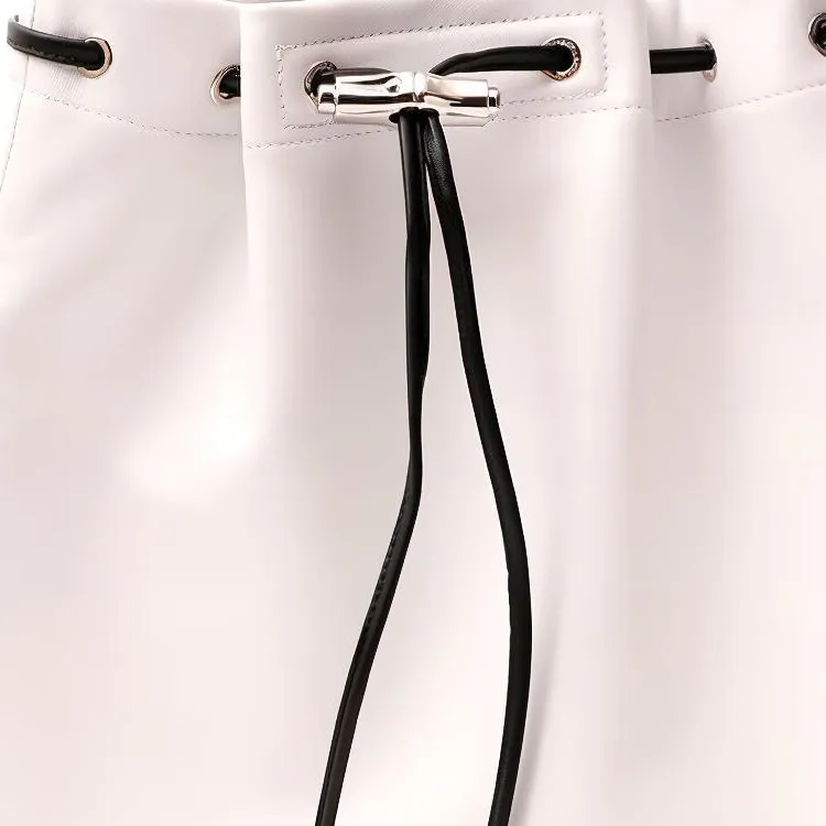 LONGCHAMP Lambskin Backpack Women's White-3