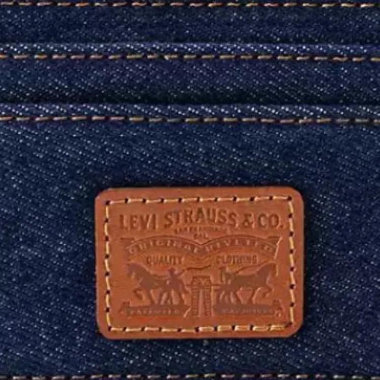 Levi’s 100% Cotton Card Holder Regular Men's Blue-3