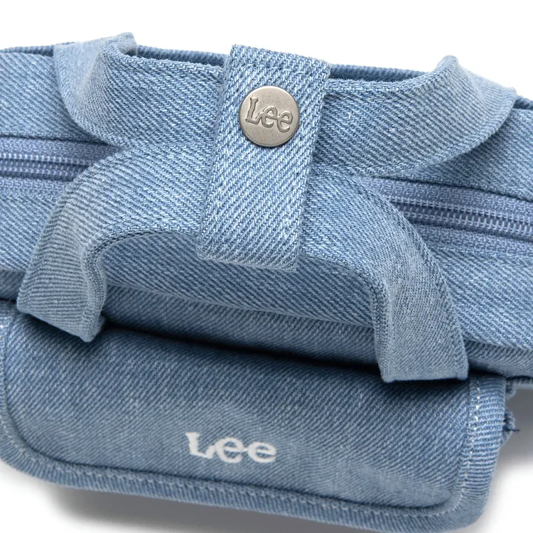 Lee Cotton Bowling Bag, Shoulder Bag, Handbag Mini Women's Indigo-6