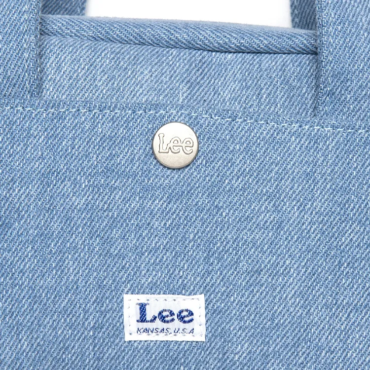 Lee Cotton Bowling Bag, Shoulder Bag, Handbag Mini Women's Indigo-7