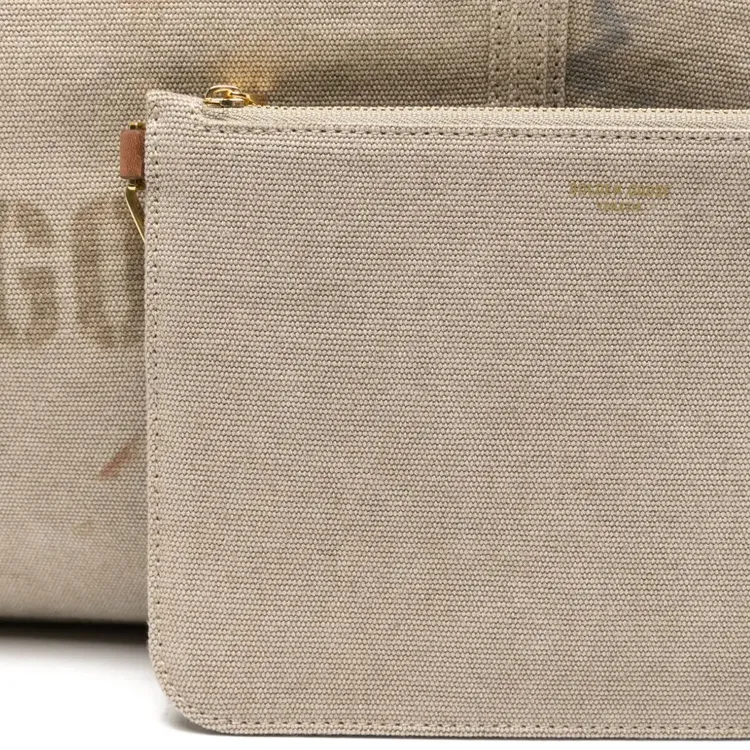 Golden Goose Logo Printed Distressed Tote Bag-2