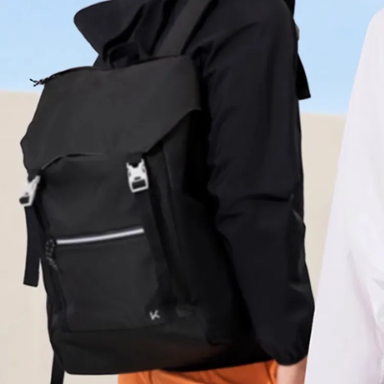 Keep Polyester Backpack Regular Unisex Black-4