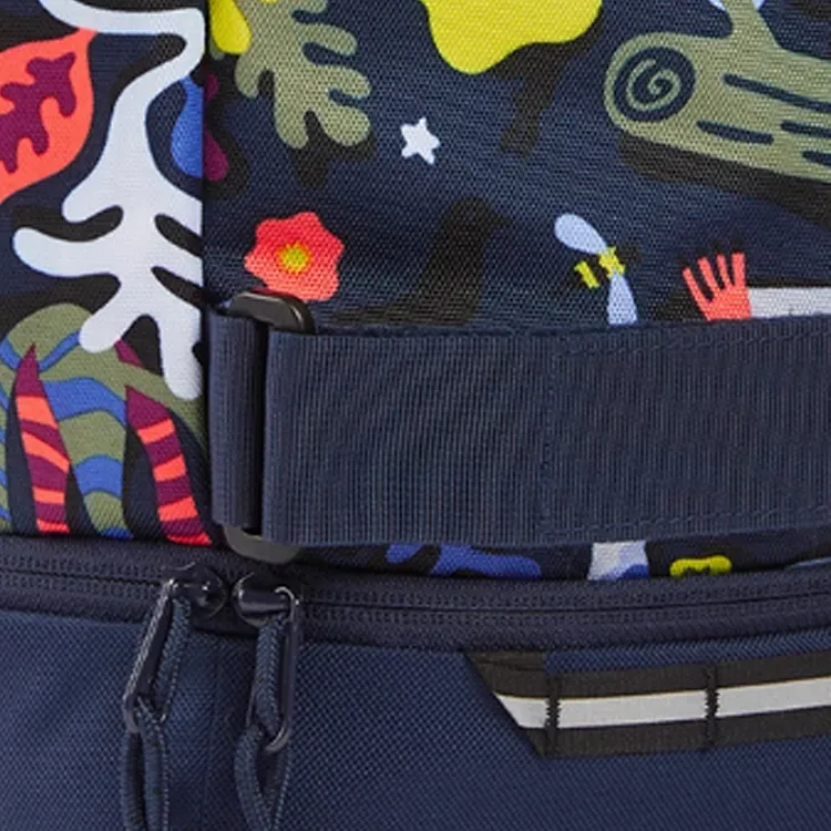 BURTON Recycled Polyester Backpack Men's Navy Blue/Multicolor-3