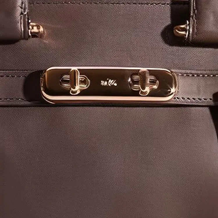 COACH Swagger Glove Tanning Shoulder Bag Crossbody Bag Handbag Large Size Women's Dark Brown-2