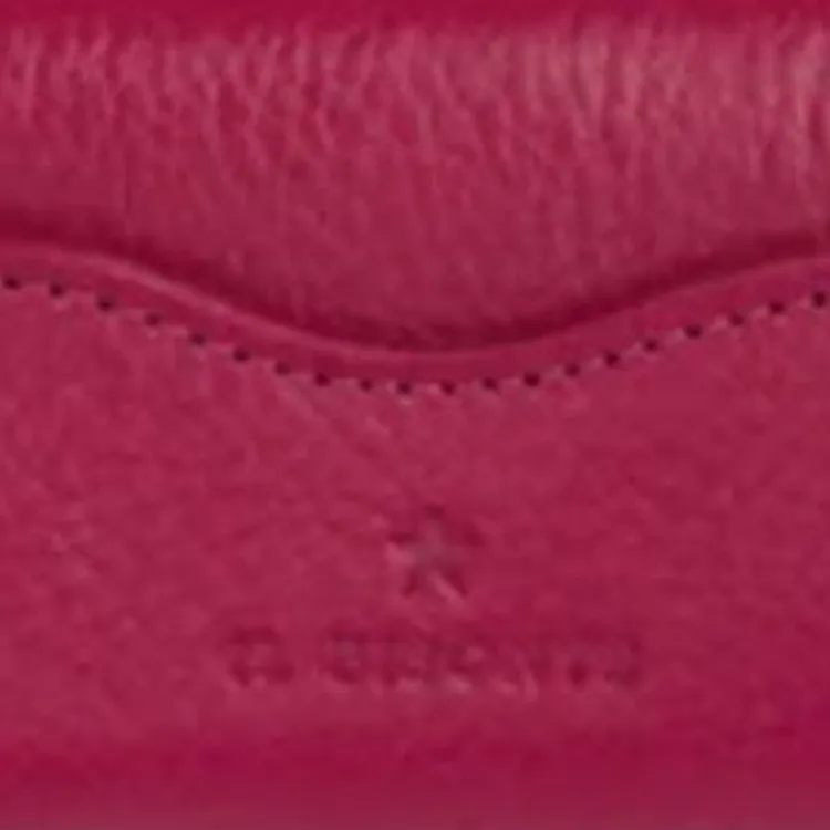 Il Bisonte Cow Leather Key Pouch Women's Cherry-1