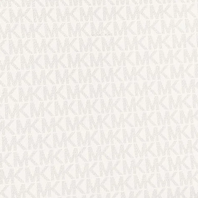 MICHAEL KORS Coated Canvas Clutch Large Size Men's Bright White-4