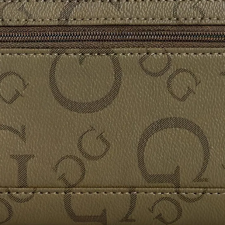 GUESS Artificial Leather Wallet Unisex Green-4