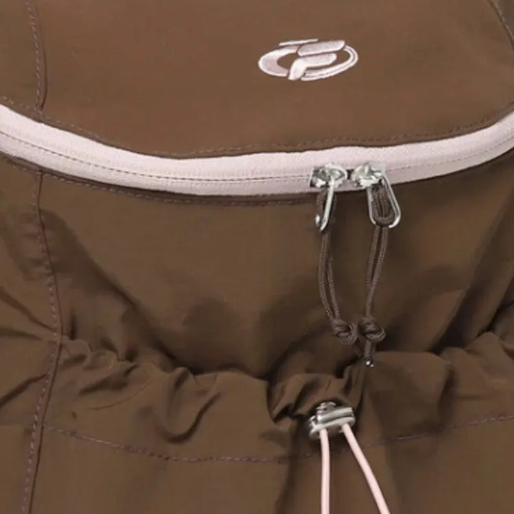 FILA Nylon Backpack Regular Unisex Brown-3