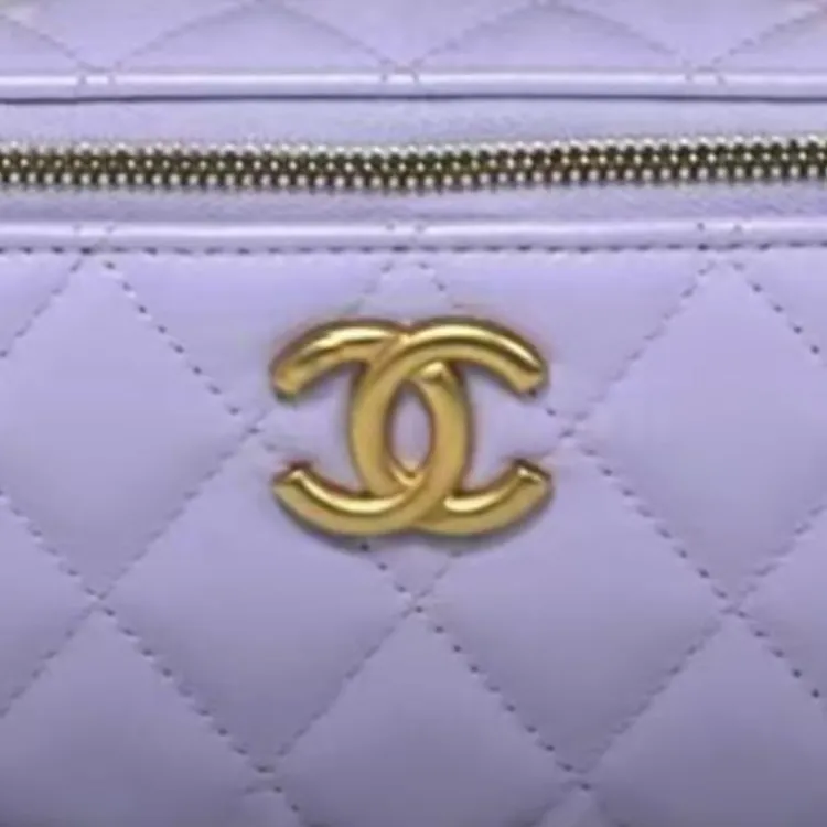 CHANEL Metal Box Bag, Handbag, Crossbody Bag Women's Purple-1