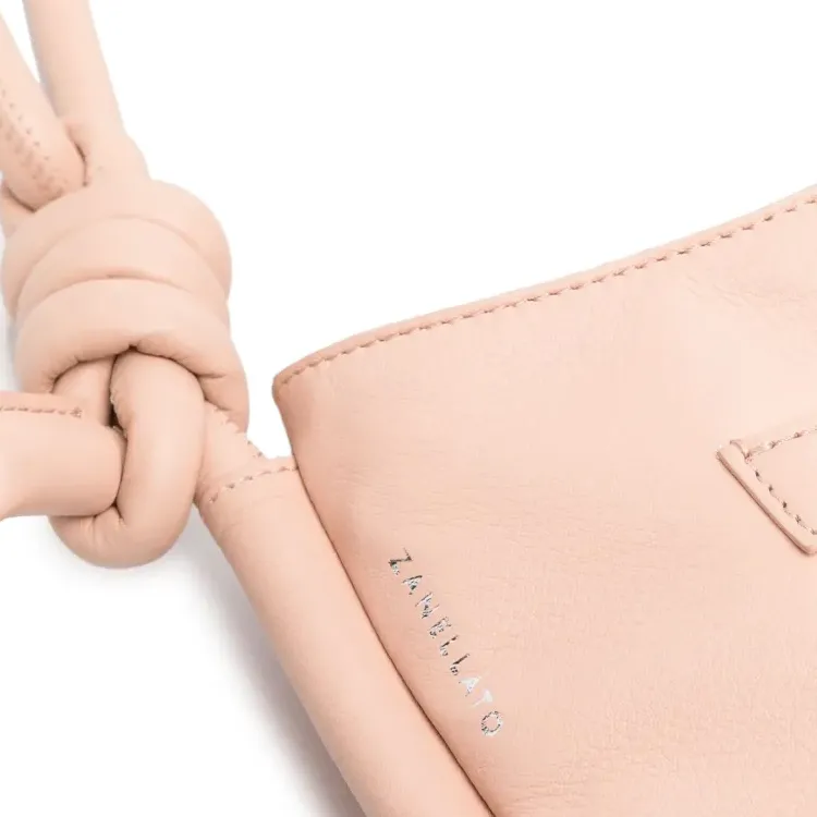 Zanellato Cow Leather With Cotton Handbag Women's Pink-2