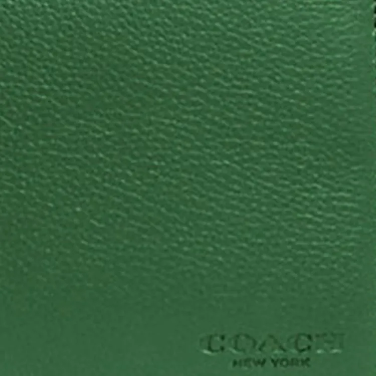 COACH 3 IN 1 Wallet Leather Small Clutch Wallet Regular Men's Green & Navy Blue-2