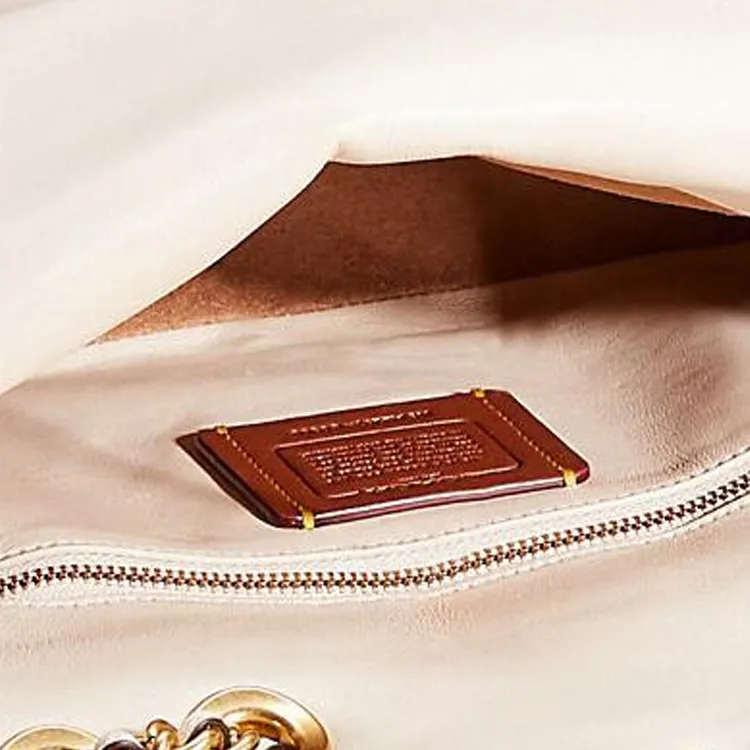 COACH Madison Leather Pillow Bag Handbag Shoulder Bag Women's Milk White-4