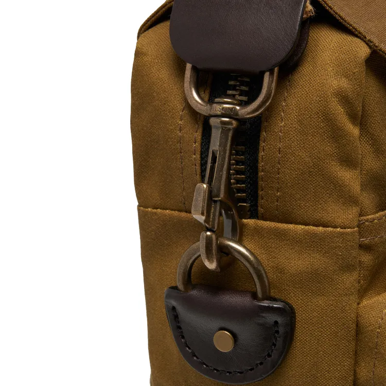 Filson Cotton Briefcase Men's Dark Brown-5