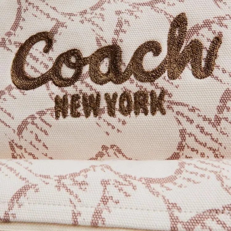 COACH Cargo Fabric Backpack Tubas Women's Natural-3