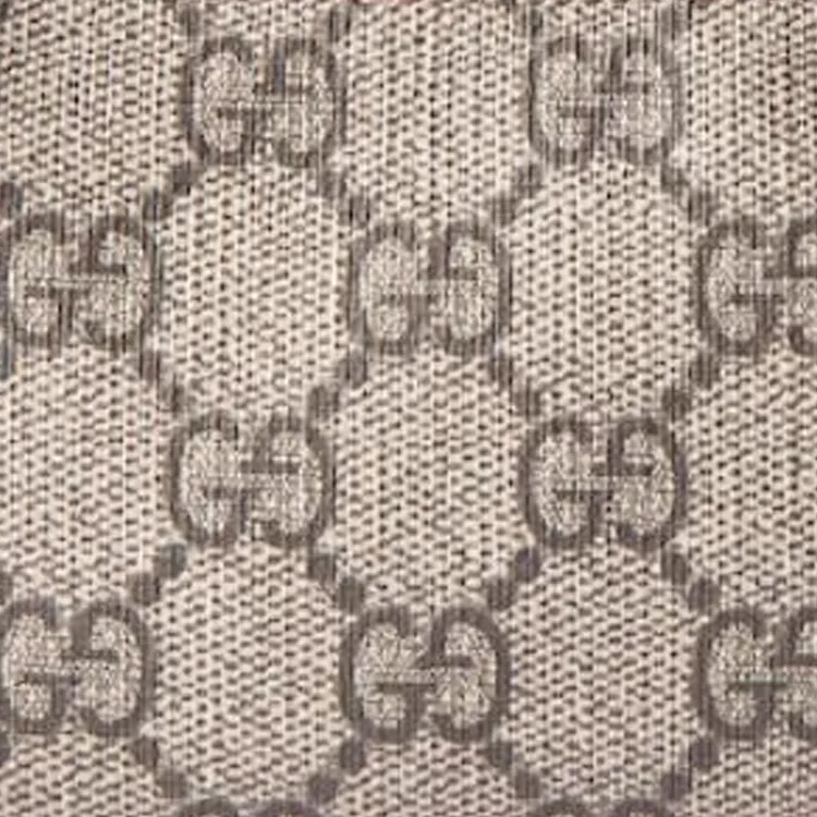 GUCCI Leather Decoration Key Pouch Men's Pink & Beige-3