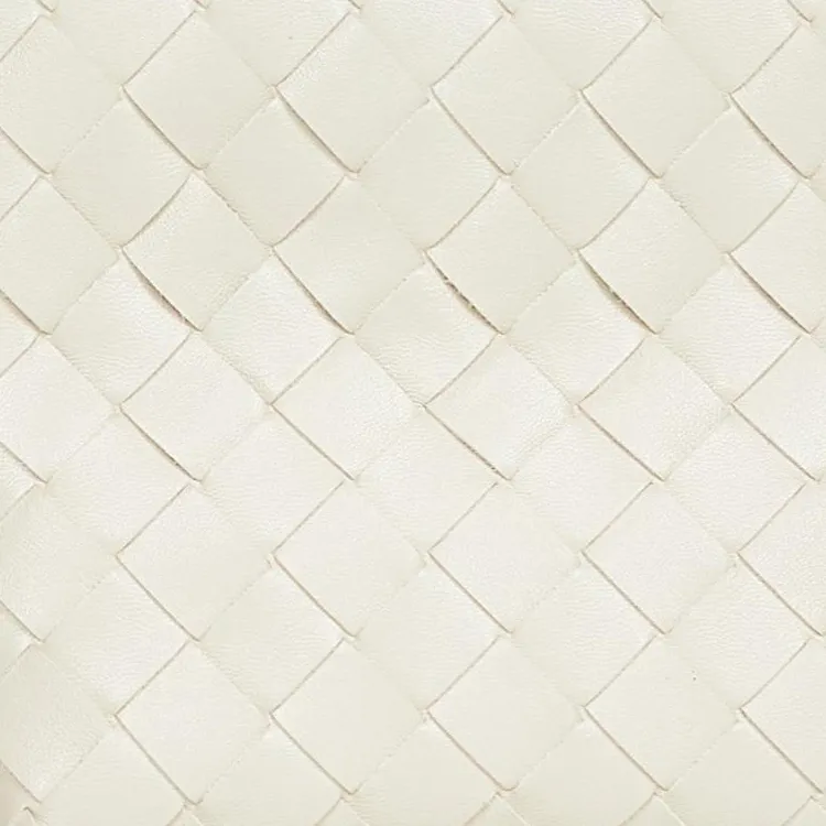 Bottega Veneta Calfskin Handbag Women's Warm White-3