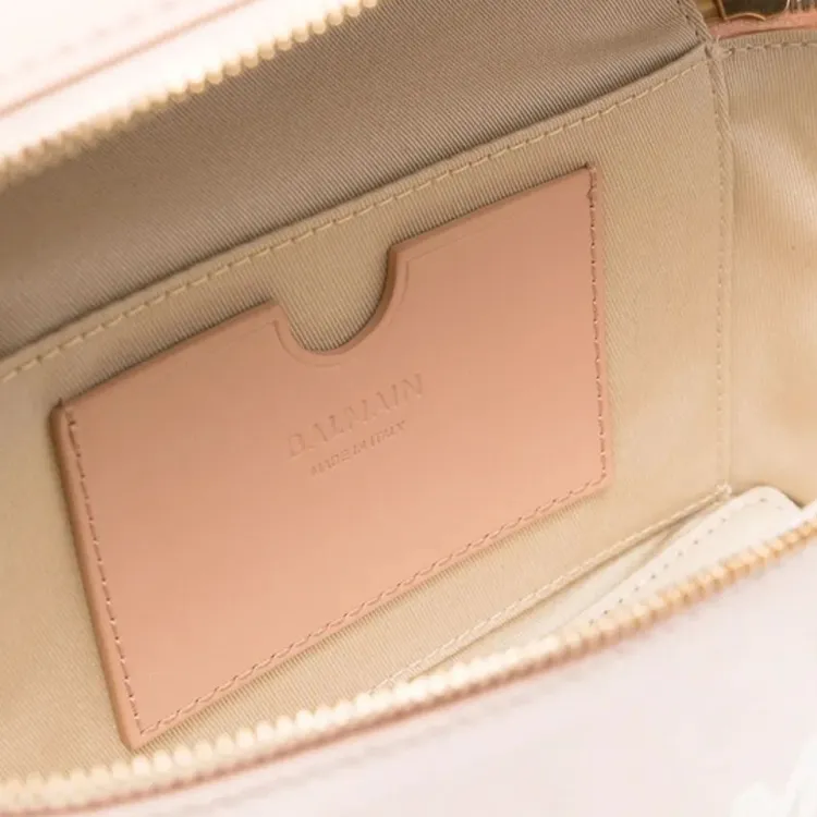 BALMAIN Shoulder Strap One Shoulder Handbag Women's Pink-3