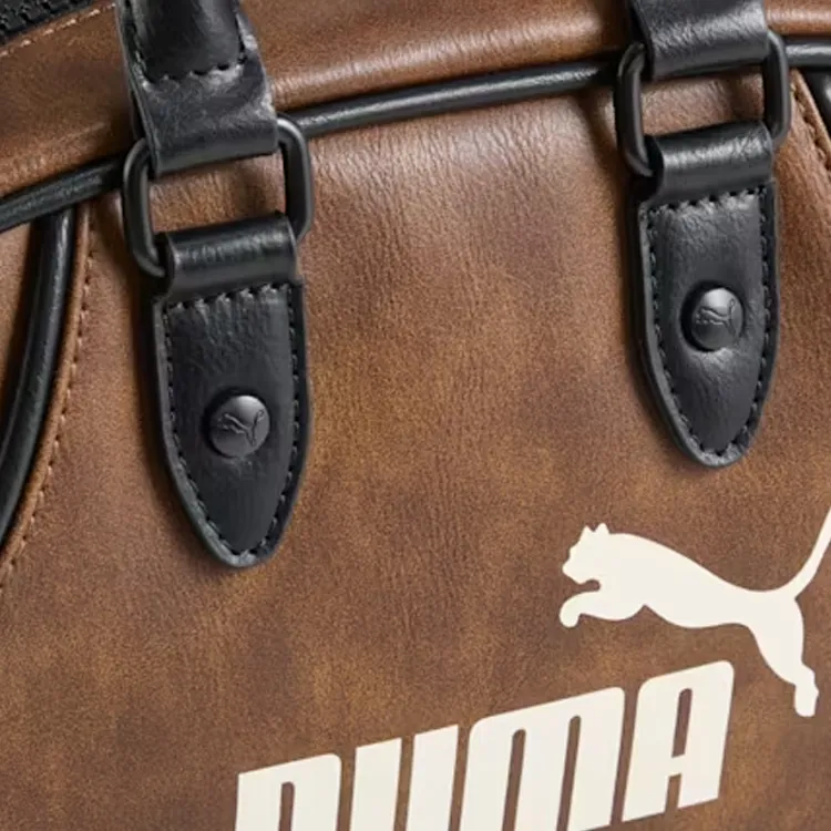 PUMA Polyester Shoulder Bag, Crossbody Bag, Handbag Mini Women's Chestnut Brown-2