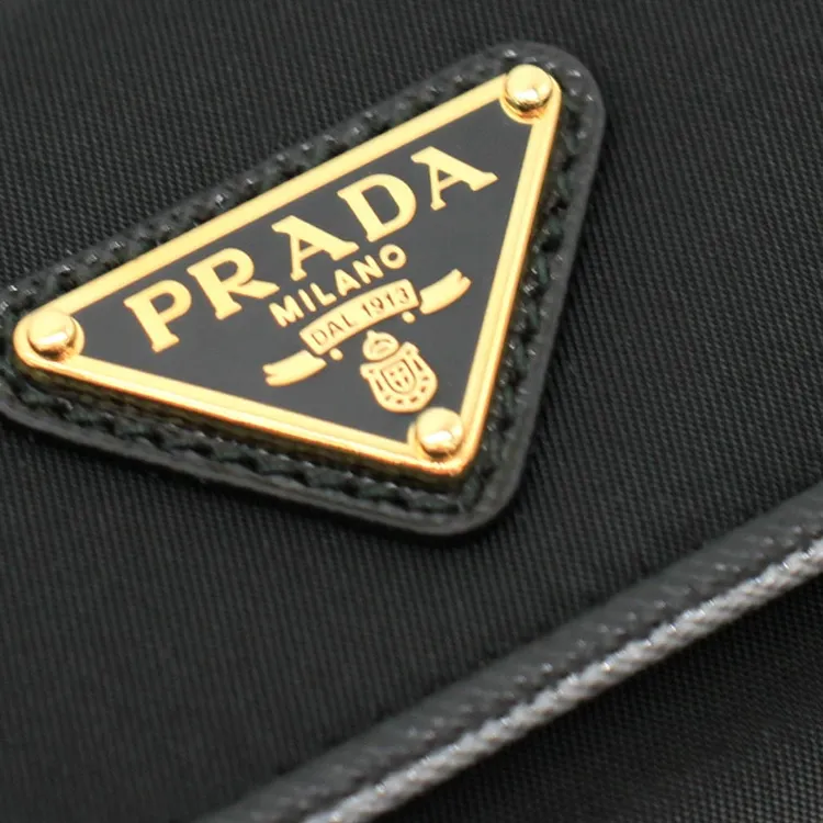 PRADA Re Nylon Key Pouch Women's Black-7