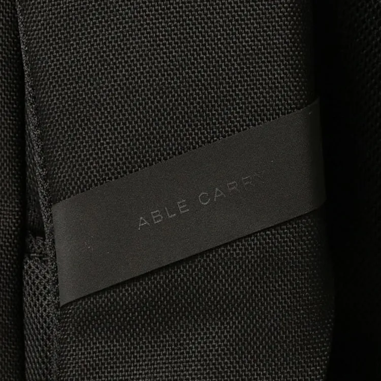 Beams Nylon Backpack Unisex Black-3
