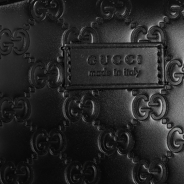 GUCCI Calfskin Backpack Men's Black-7