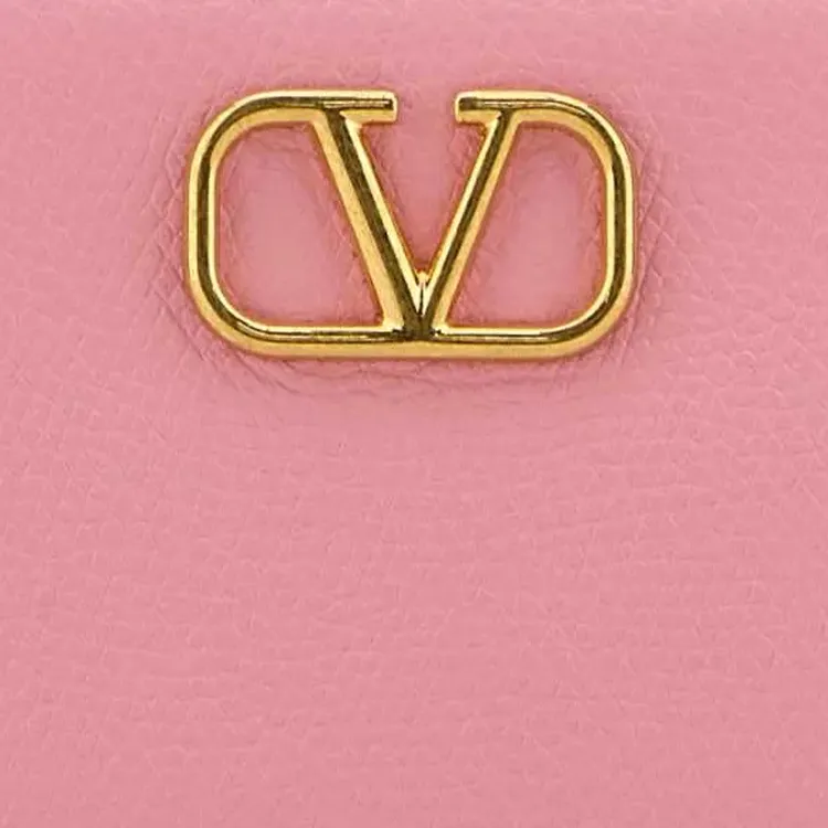 Valentino Leather Wallet Women's Pink-2