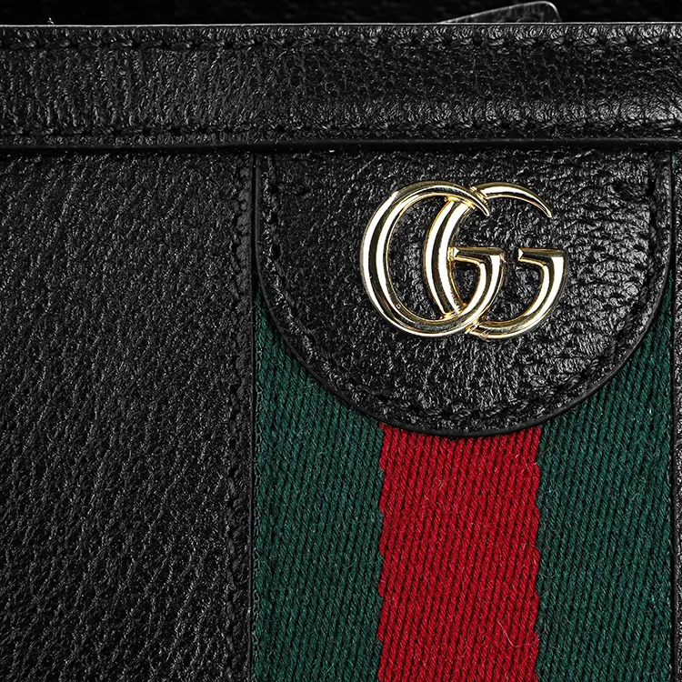 GUCCI Ophidia Calfskin Tote Bag, Shopping Bag, Shoulder Bag Women's Black-7