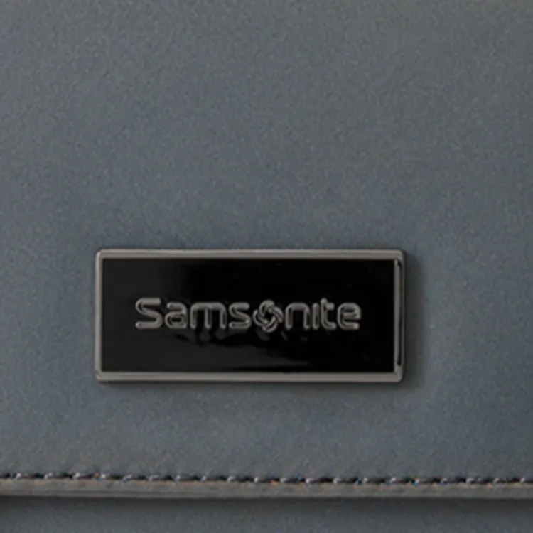 SAMSONITE Fabric Shoulder Bag, Crossbody Bag Medium Size Men's Gray Green-7