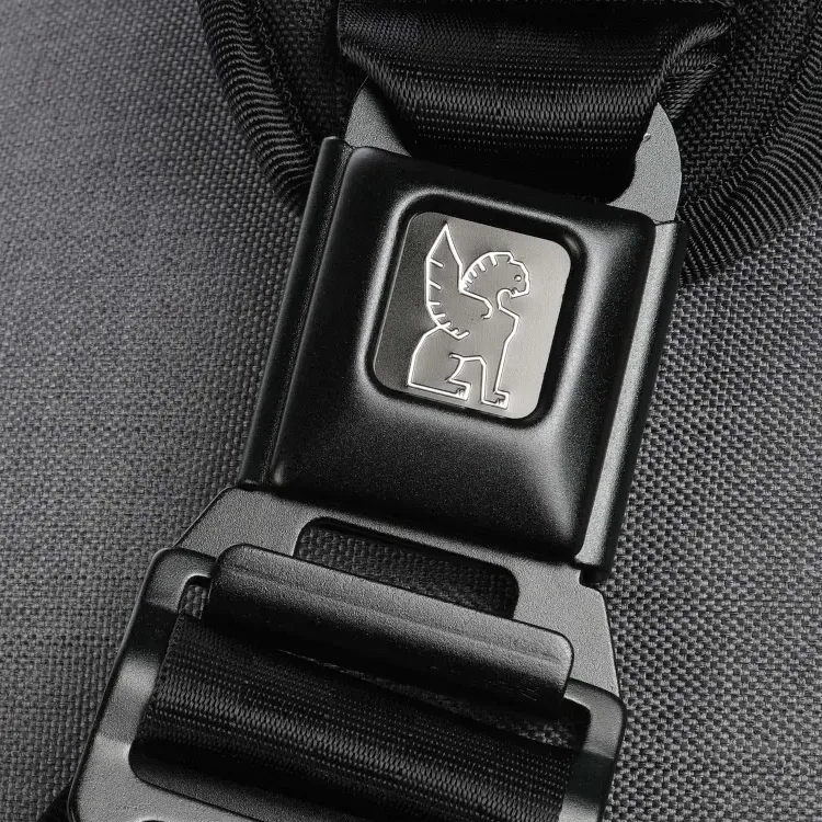 Chrome Hearts Nylon Messenger Bag, Crossbody Bag Mini Unisex Gray-3