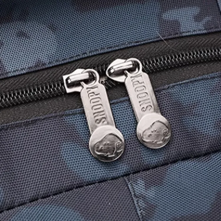 SNOOPY Nylon Fabric Backpack Tubas Men's Camouflage Gray-1