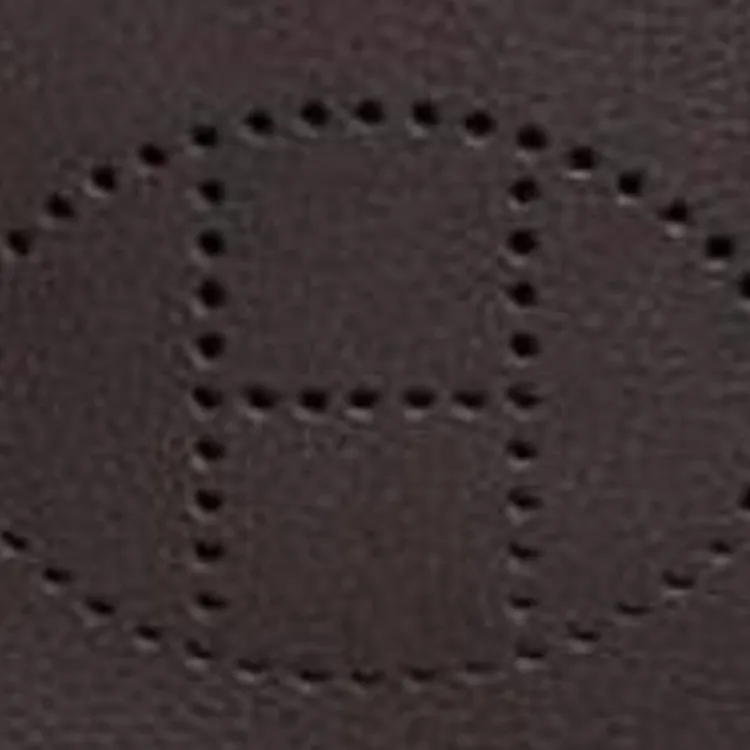 HERMES Evelyne Clemence Bullock Leather Shoulder Bag Women's Brown-3