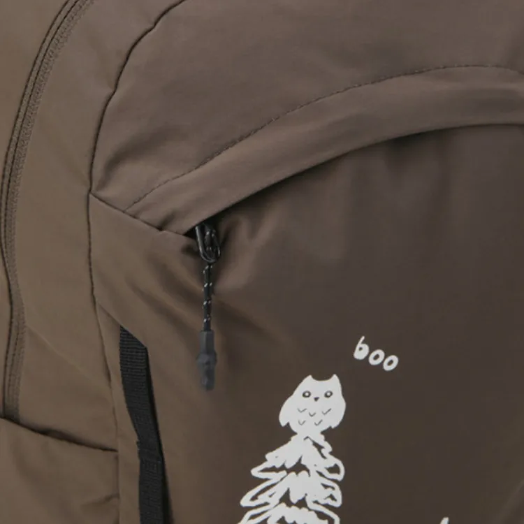 KOLON SPORT Nylon Backpack Unisex Brown-2