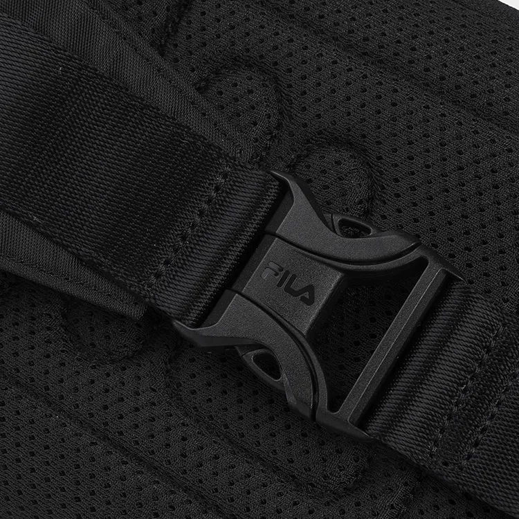 FILA Fitness Series Fabric Sling Bag Men's Pitch Black-6