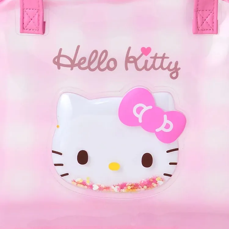 Sanrio PVC Boston Bag Handbag Mini Women's Pink-3